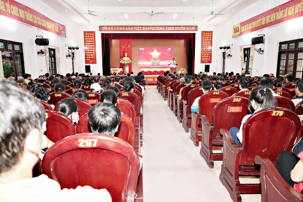 Xã Giao Bình hưởng ứng chương trình “Cùng Việt Nam tiến bước - 1 tỷ bước chân tiến vào kỷ nguyên mới”