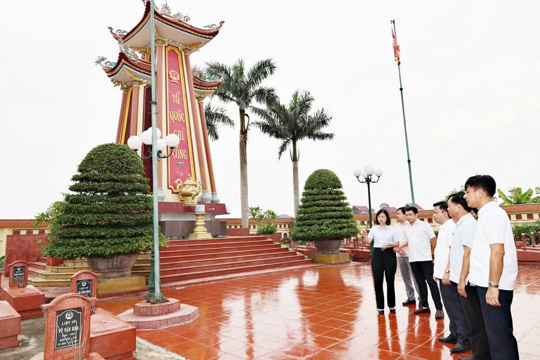 Xã Giao Bình hướng tới kỷ niệm 78 năm Ngày Thương binh - Liệt sỹ (27/7/1947 - 27/7/2025)