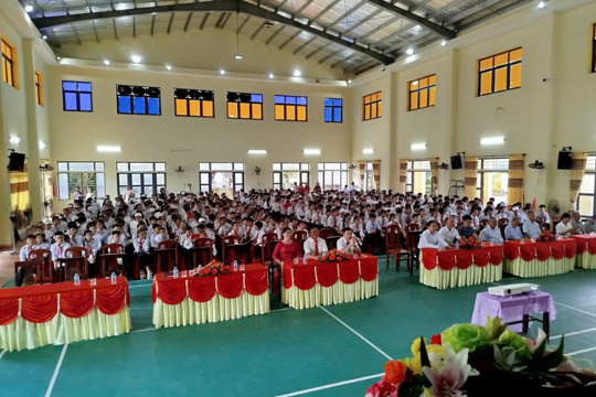 Không khí hân hoan đón chào năm học mới 2025 -2026 của ngành Giáo dục xã Giao Bình.